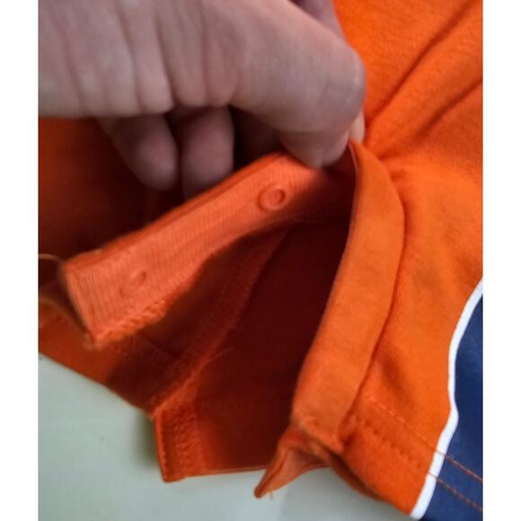 Harley Davidson sleeveless one piece outfit TODDLER 18M motorcycle snap EUC - Picture 4 of 7